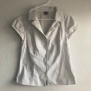 🌸5 for $20🌸 Ann Taylor polka dot work blouse